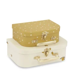 Konges Sløjd 2 Pak Kufferter - Lemon/Dot* Kufferter & Organisering
