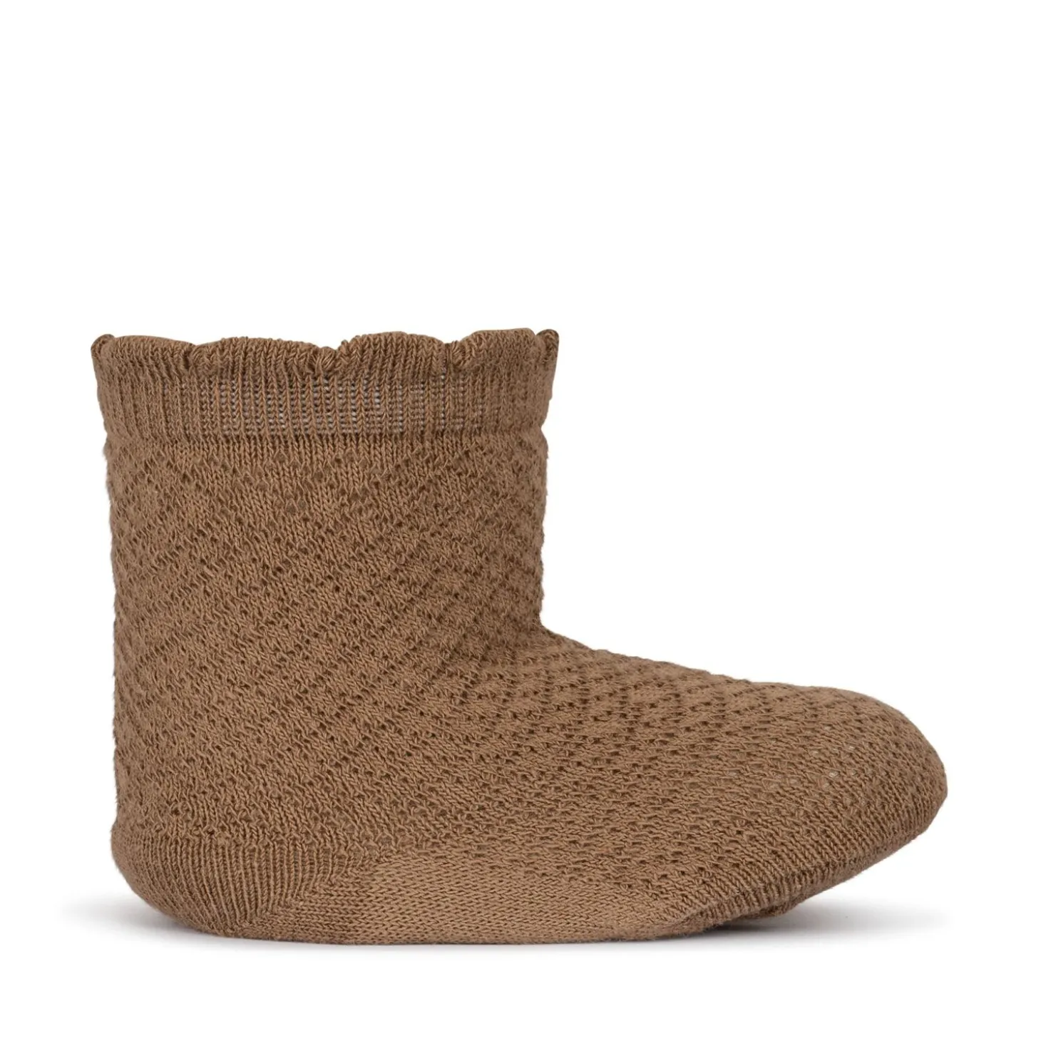 Konges Sløjd 3 Pak Pointelle Sokker - Tigers Eye/Sand/Pearl Blue*Born Sokker & Undertøj
