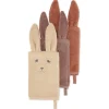 Konges Sløjd 3 Pak Vaskeklude Dyr - Bunny* Tilbehør Til Badet