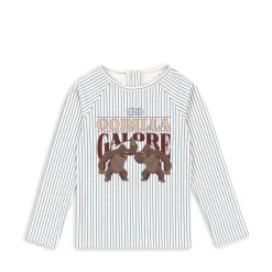 Konges Sløjd Aster Badebluse - Stripe Bluie*Born Badebukser & Bluser