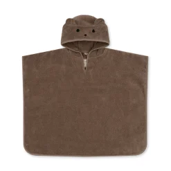 Konges Sløjd Badehandklaede Med Haette - Desert Taupe* Håndklæder & Badekåber