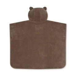 Konges Sløjd Badehandklaede Med Haette - Desert Taupe* Håndklæder & Badekåber