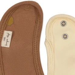 Konges Sløjd Basic 2 Pak Hagesmaek - Brown Lemon/Vanilla*Born Savlesmaekke