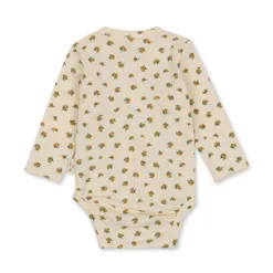 Konges Sløjd Basic Bodystocking Til Nyfodte - Peonia Limone*Born Bodyer