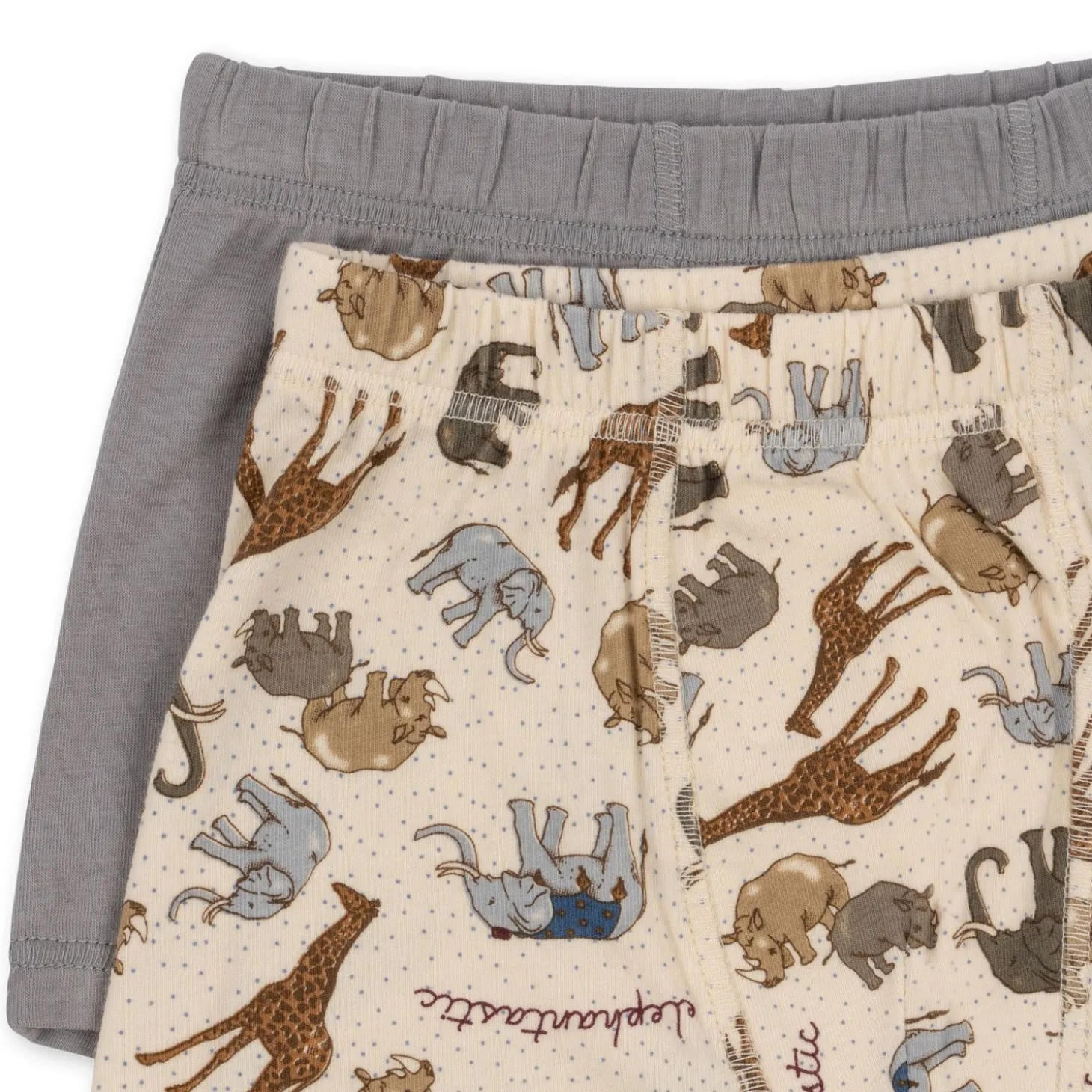 Konges Sløjd Basic 2-Pak Boksershorts - Elefantastic/Sleet*Born Sokker & Undertøj