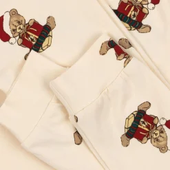 Konges Sløjd Basic Saet Med Bluse/Bukser - Christmas Teddy*Born Overdele