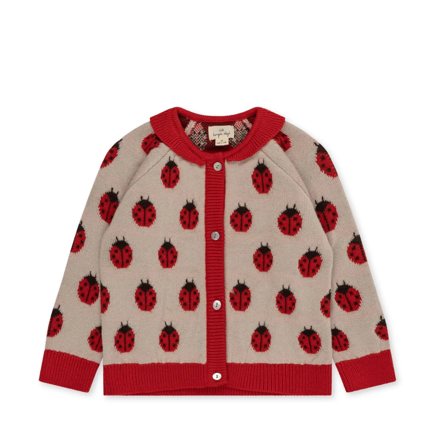 Konges Sløjd Belou Cardigan - Ladybug*Born Cardigans