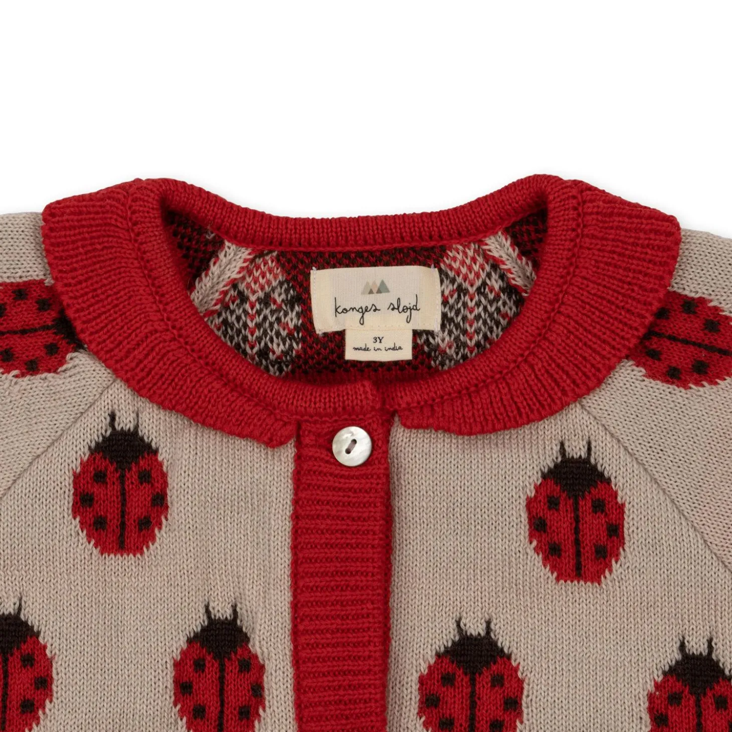 Konges Sløjd Belou Cardigan - Ladybug*Born Cardigans