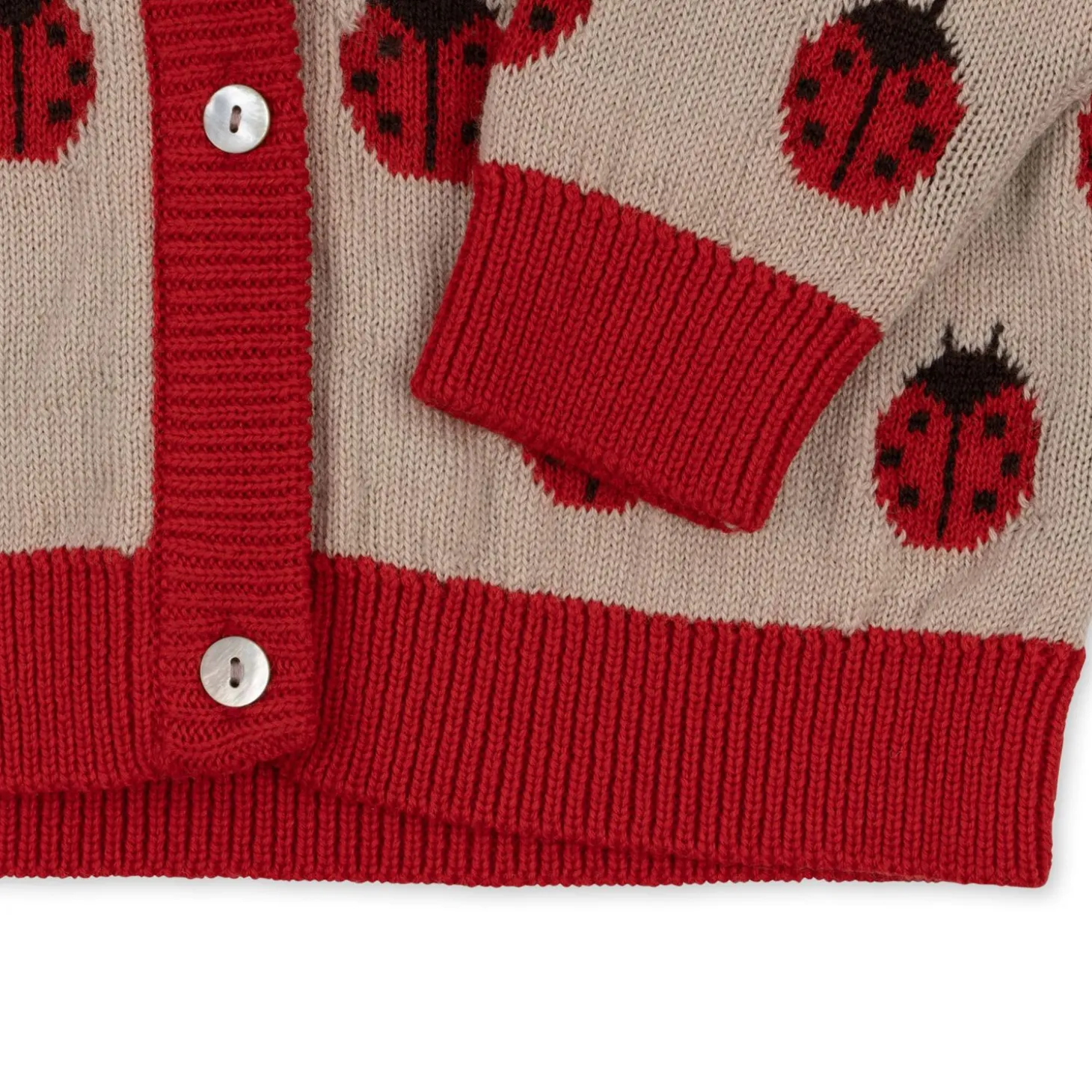 Konges Sløjd Belou Cardigan - Ladybug*Born Cardigans