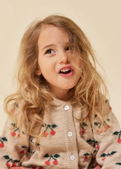 Konges Sløjd Belou Strikket Cardigan Med Kirsebaer - Cherry*Born Cardigans