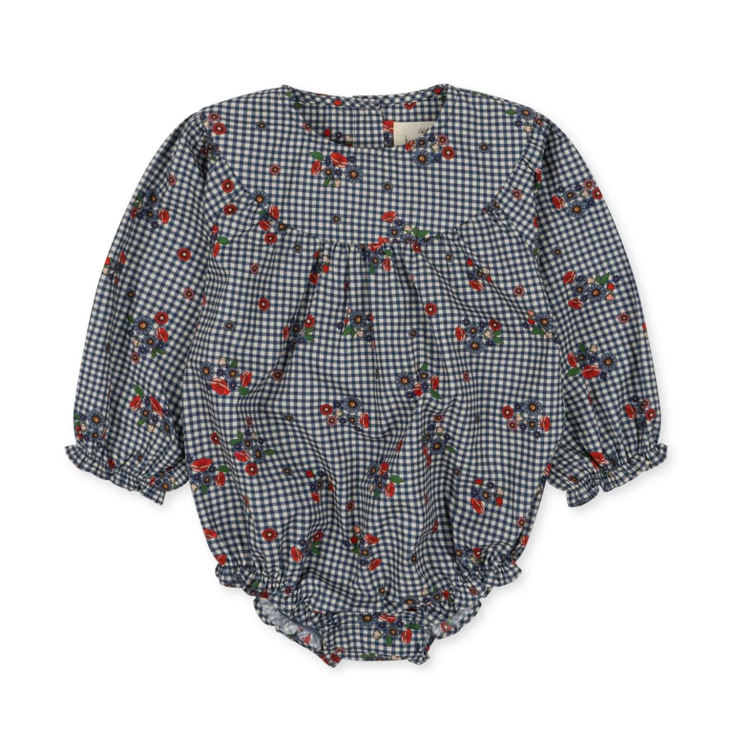 Konges Sløjd Bibi Romper - Blossom Check*Born Heldragter
