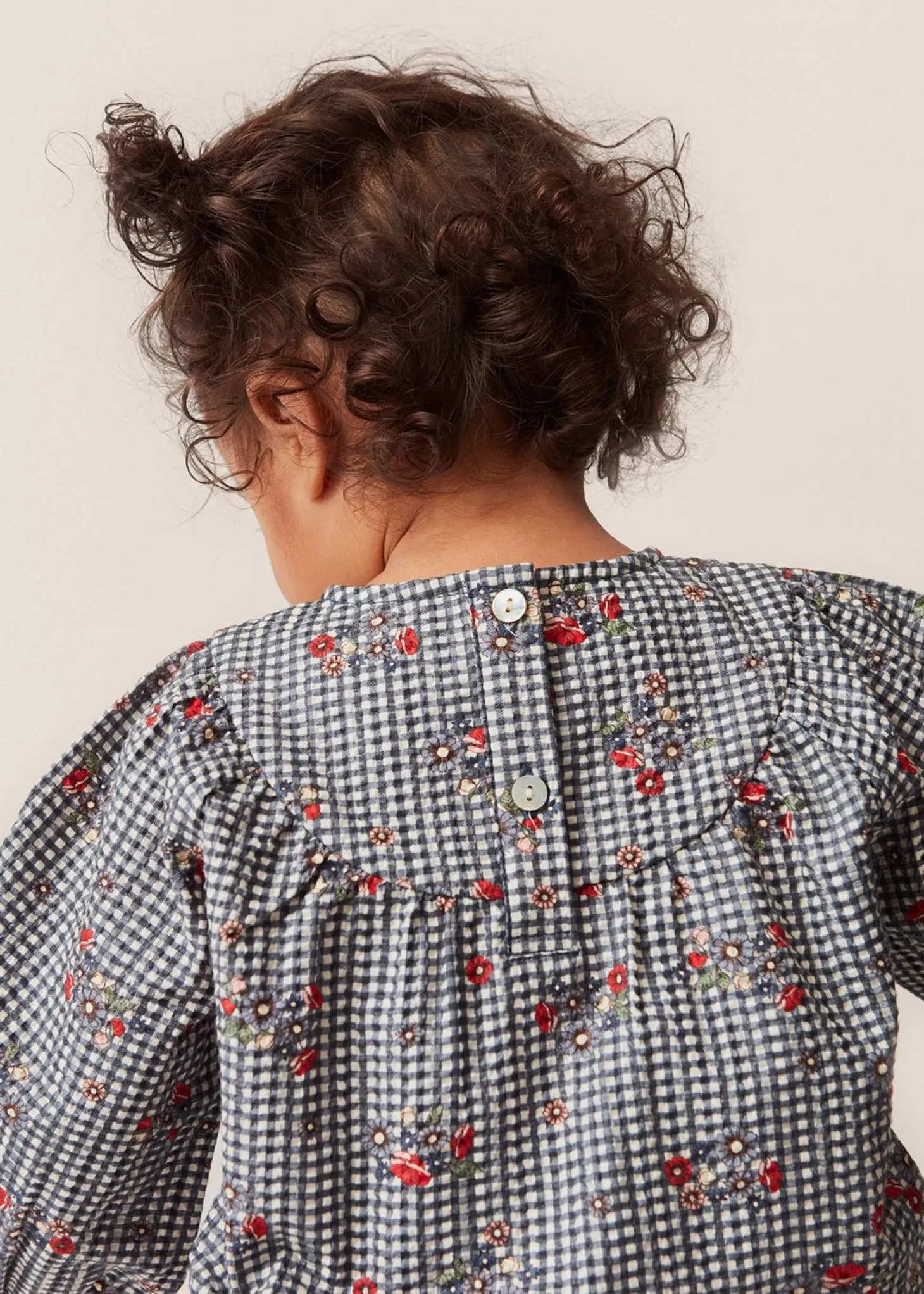 Konges Sløjd Bibi Romper - Blossom Check*Born Heldragter