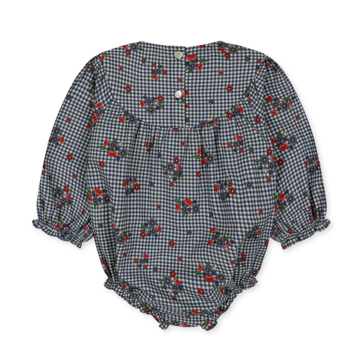 Konges Sløjd Bibi Romper - Blossom Check*Born Heldragter