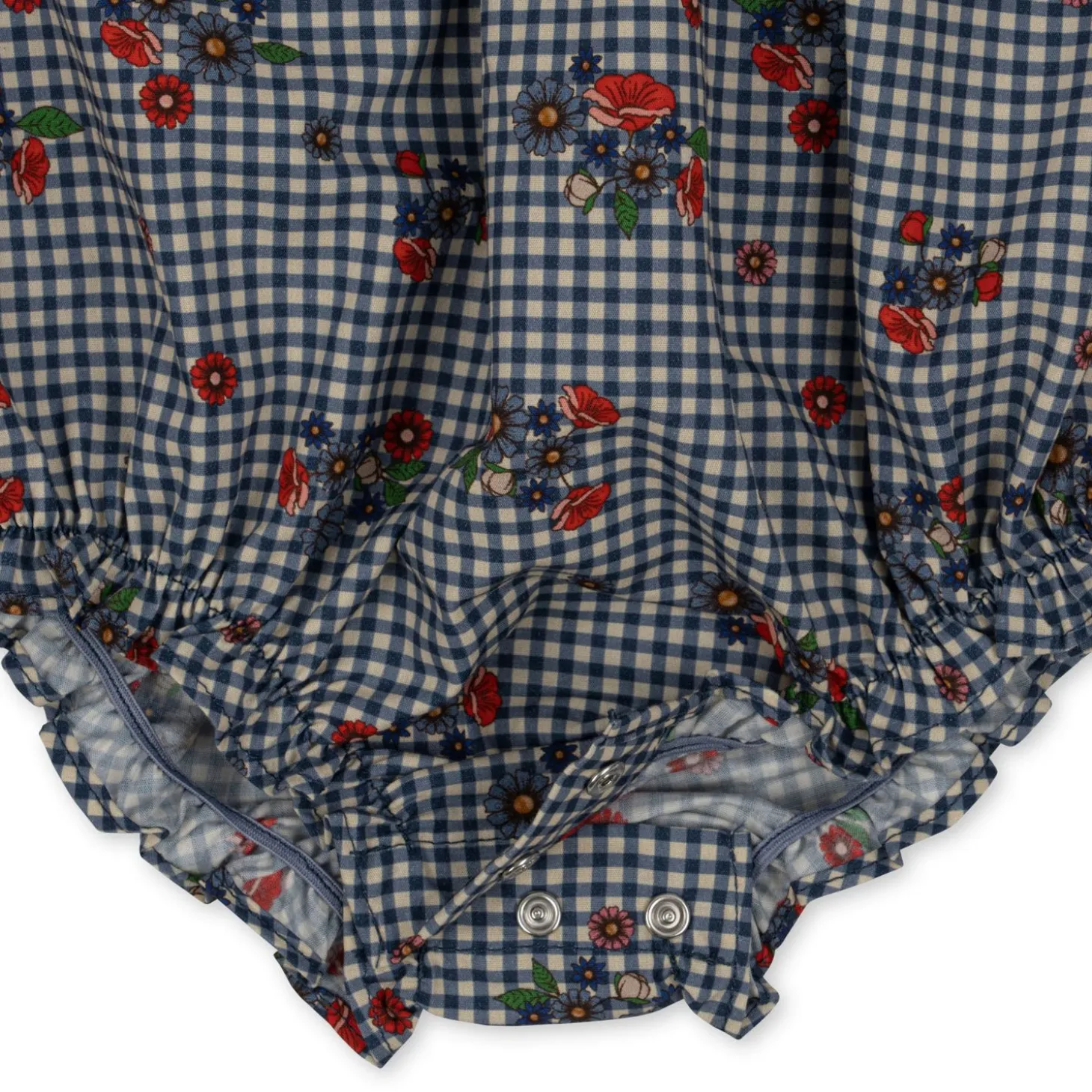 Konges Sløjd Bibi Romper - Blossom Check*Born Heldragter