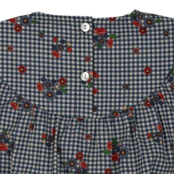 Konges Sløjd Bibi Romper - Blossom Check*Born Heldragter