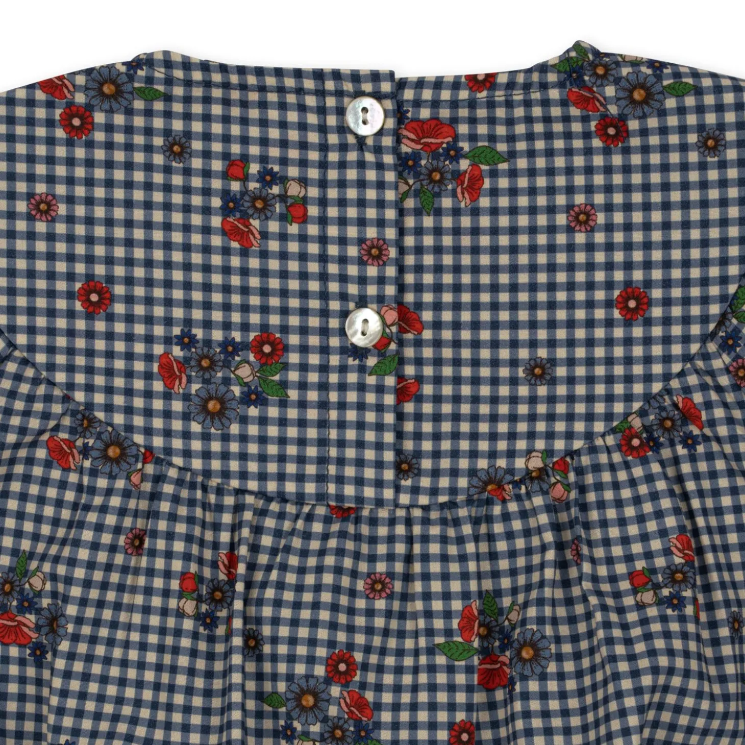 Konges Sløjd Bibi Romper - Blossom Check*Born Heldragter