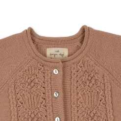 Konges Sløjd Cabby Cardigan Med Flaeser - Maple Sugar*Born Cardigans