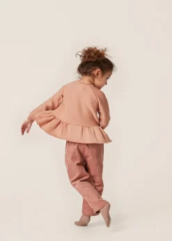 Konges Sløjd Cabby Cardigan Med Flaeser - Maple Sugar*Born Cardigans