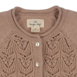 Konges Sløjd Cabby Strikcardigan Gots - Peach Blush*Born Cardigans