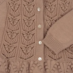 Konges Sløjd Cabby Strikcardigan Gots - Peach Blush*Born Cardigans