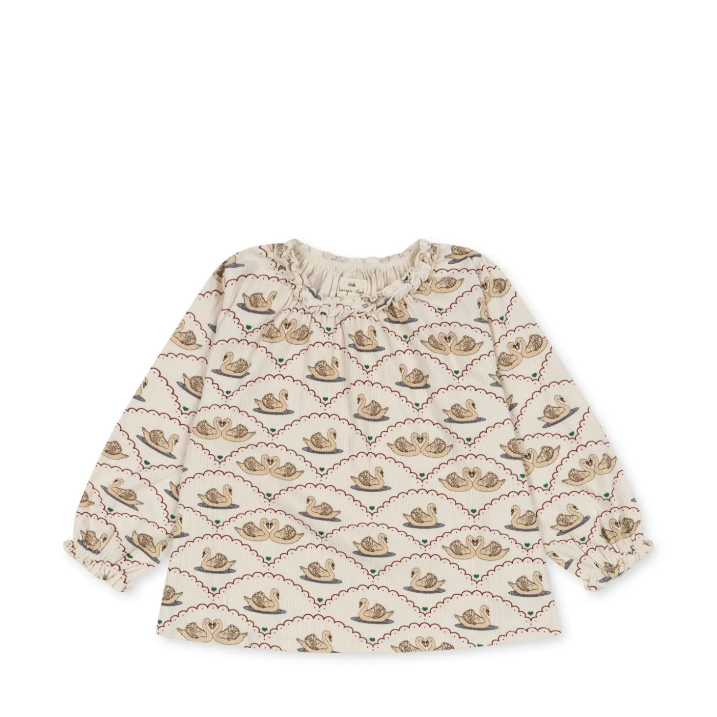 Konges Sløjd Chleo Bluse - Swan*Born Overdele