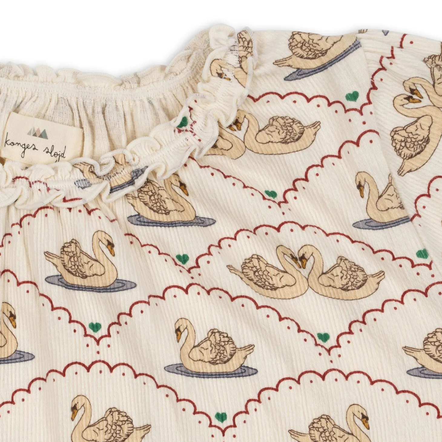 Konges Sløjd Chleo Bluse - Swan*Born Overdele