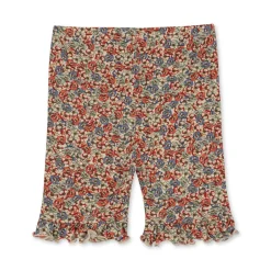 Konges Sløjd Classic Korte Leggings Med Flaeser - Rosier Rouge*Born Bukser & Shorts