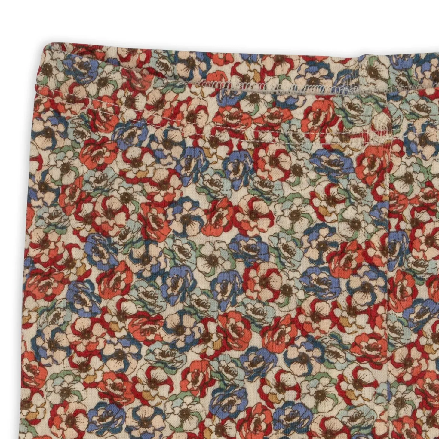 Konges Sløjd Classic Korte Leggings Med Flaeser - Rosier Rouge*Born Bukser & Shorts
