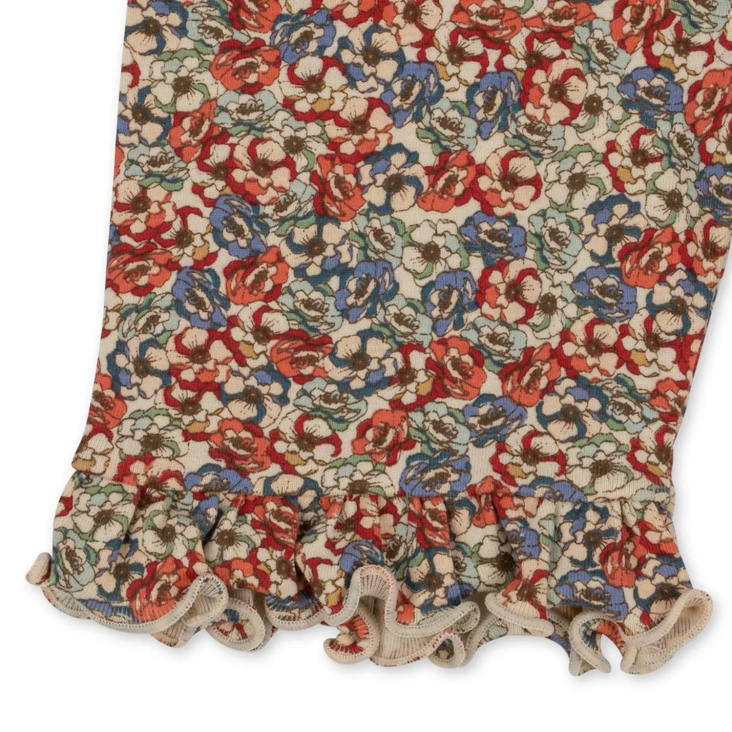 Konges Sløjd Classic Korte Leggings Med Flaeser - Rosier Rouge*Born Bukser & Shorts