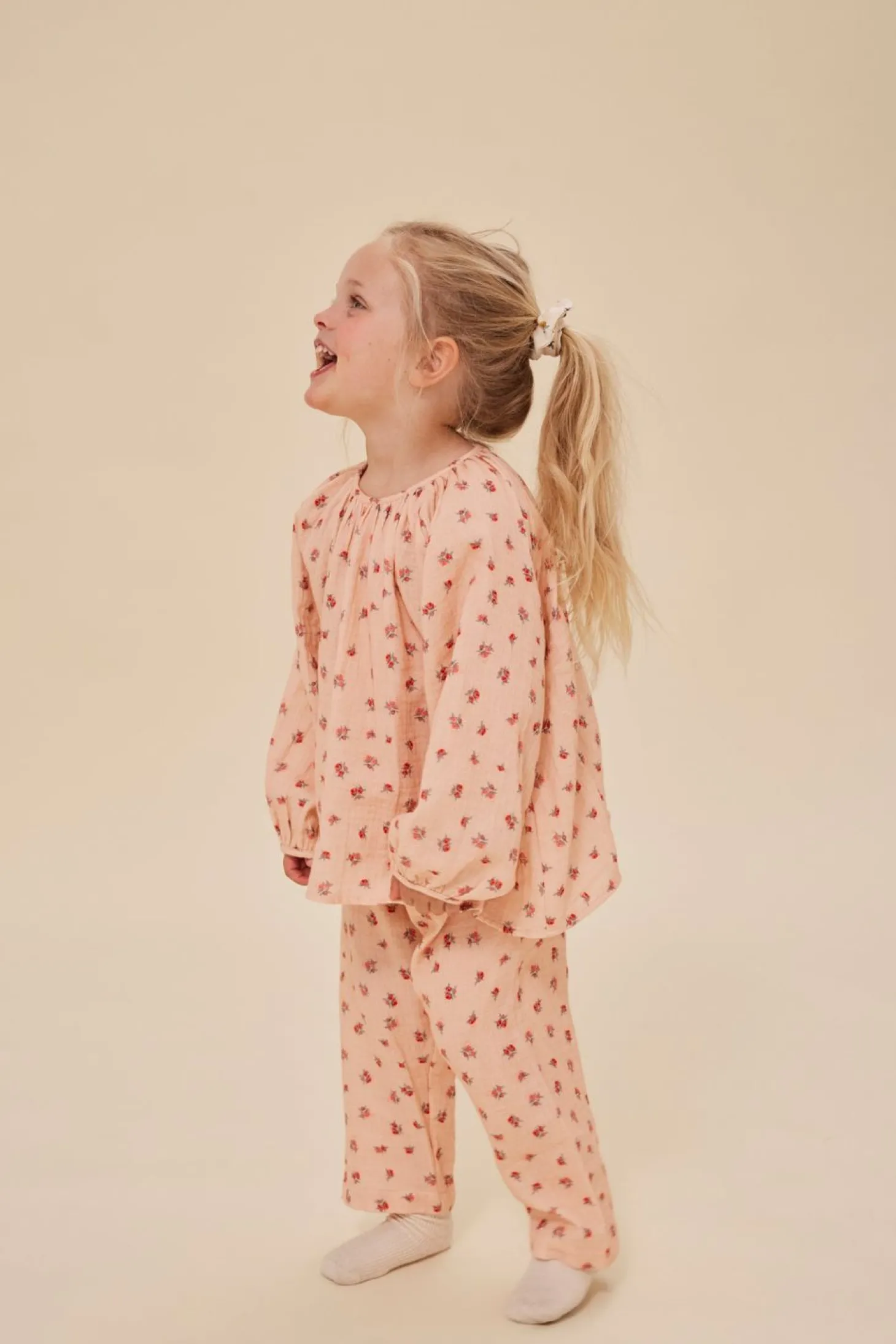 Konges Sløjd Coco Bluse - Peonia Pink*Born Overdele