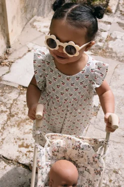 Konges Sløjd Coco Romper Med Flaeser - Cherry Motif*Born Heldragter