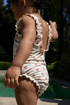 Konges Sløjd Collette Badedragt - Dot Rose*Born Badedragter & Bikinis