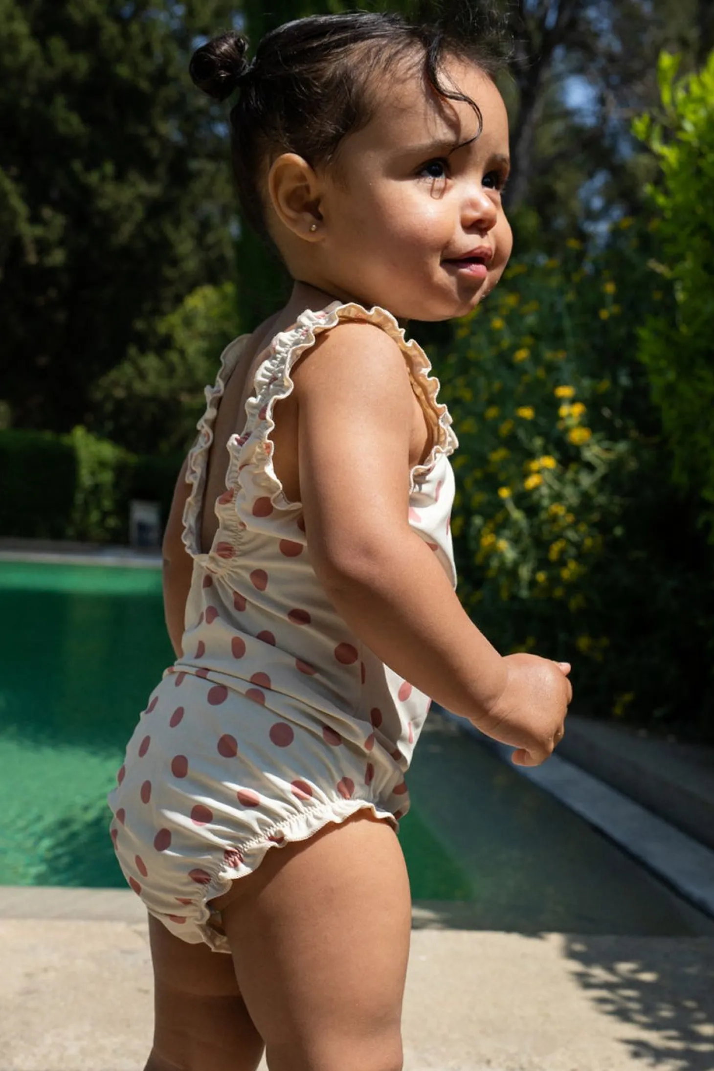 Konges Sløjd Collette Badedragt - Dot Rose*Born Badedragter & Bikinis