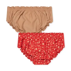 Konges Sløjd Collette 2-Pak Bikiniunderdel Til Baby - Loves Me Not*Born Badebukser & Bluser