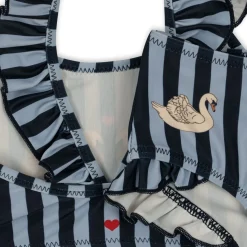 Konges Sløjd Dea Bikini Med Flaeser - Navy Stripe*Born Badedragter & Bikinis