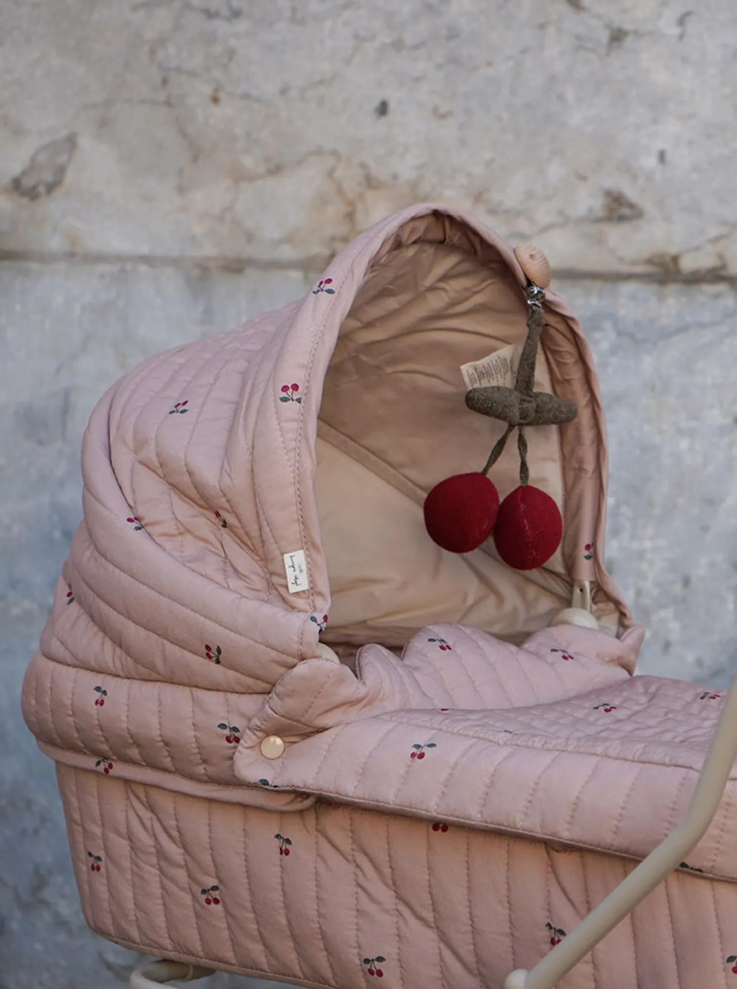 Konges Sløjd Dukkebarnevogn - Cherry Blush* Dukker & Dukketilbehør
