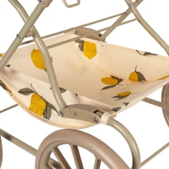Konges Sløjd Dukkebarnevogn Med Glimmer - Mon Grand Citron Glitter* Dukker & Dukketilbehør