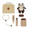 Konges Sløjd Dyrlaegesaet I Silikone Panda - Beige* Aktivitetslegetøj