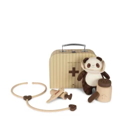 Konges Sløjd Dyrlaegesaet I Silikone Panda - Beige* Aktivitetslegetøj