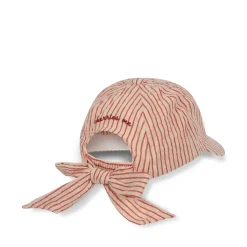 Konges Sløjd Ellie Kasket Med Slojfe - Amour Stripe*Born Hatte & Huer