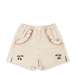 Konges Sløjd Ellie Shorts Med Flaeser - Tea Stripe*Born Bukser & Shorts