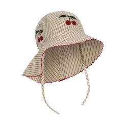 Konges Sløjd Ellie Solhat - Tea Stripe*Born Hatte & Huer