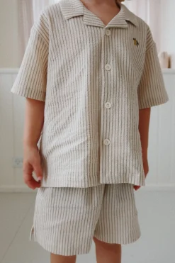 Konges Sløjd Elliot Ss Skjorte - Tea Stripe*Born Overdele