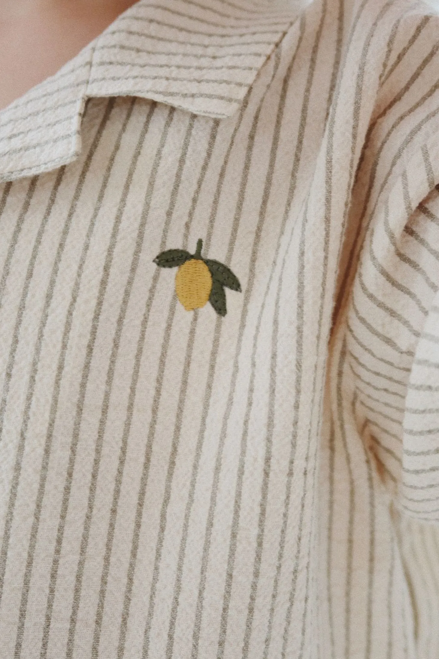 Konges Sløjd Elliot Ss Skjorte - Tea Stripe*Born Overdele