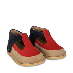 Konges Sløjd Esmee Sandals Block Suede - Tricolore*Born Sandaler