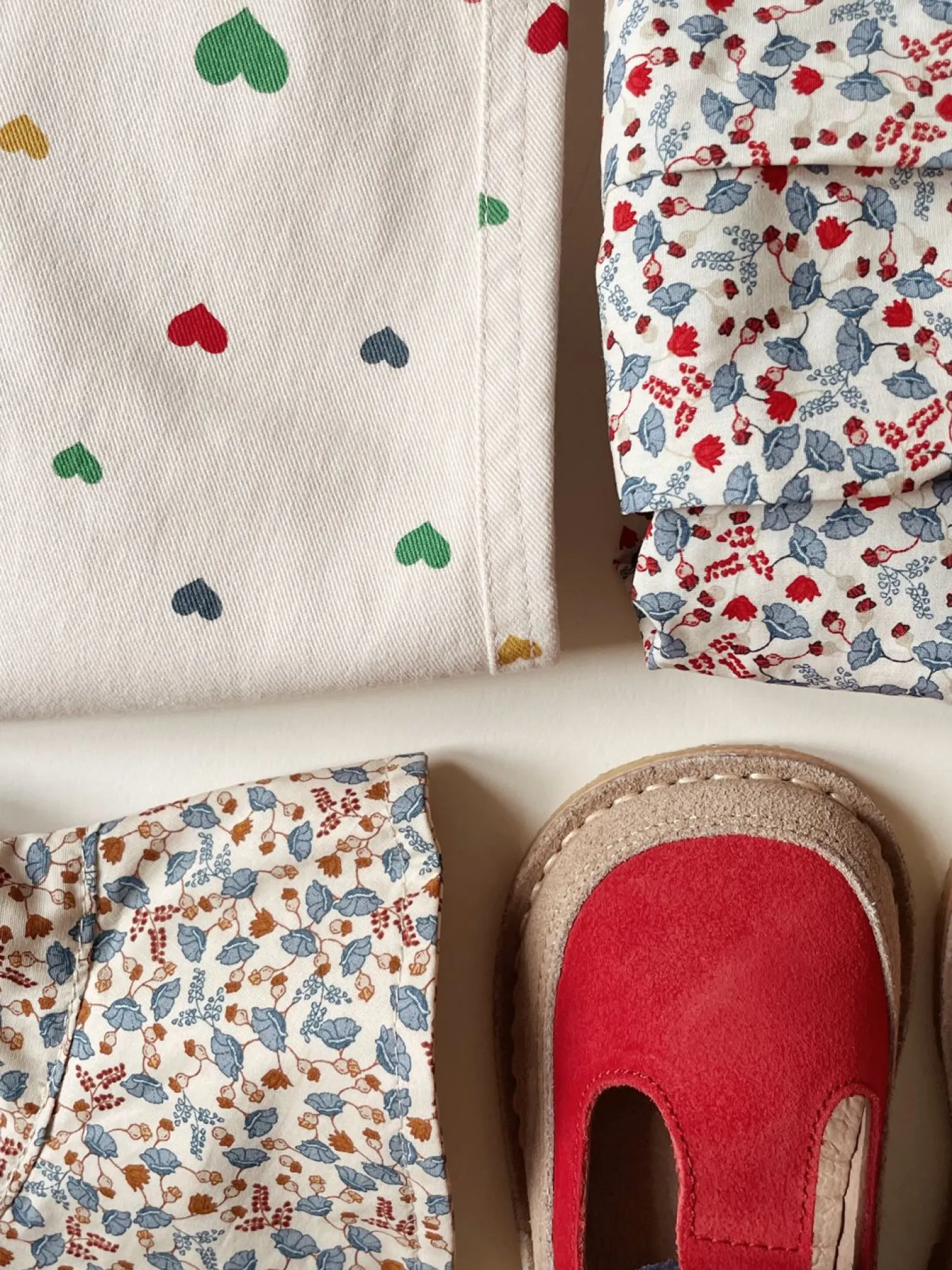 Konges Sløjd Esmee Sandals Block Suede - Tricolore*Born Sandaler