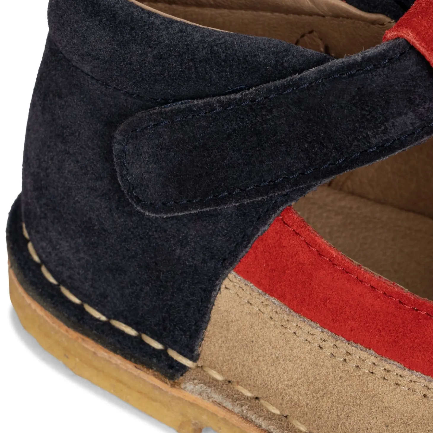 Konges Sløjd Esmee Sandals Block Suede - Tricolore*Born Sandaler