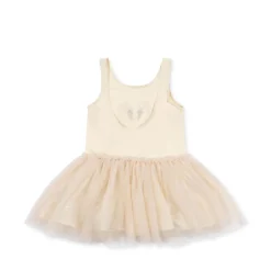 Konges Sløjd Fairy Ballerinakjole Med Stropper - Buttercream Glitter*Born Kjoler & Nederdele
