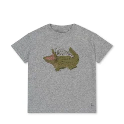 Konges Sløjd Famo T-Shirt - Grey Melange*Born Overdele