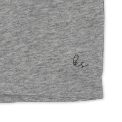 Konges Sløjd Famo T-Shirt - Grey Melange*Born Overdele